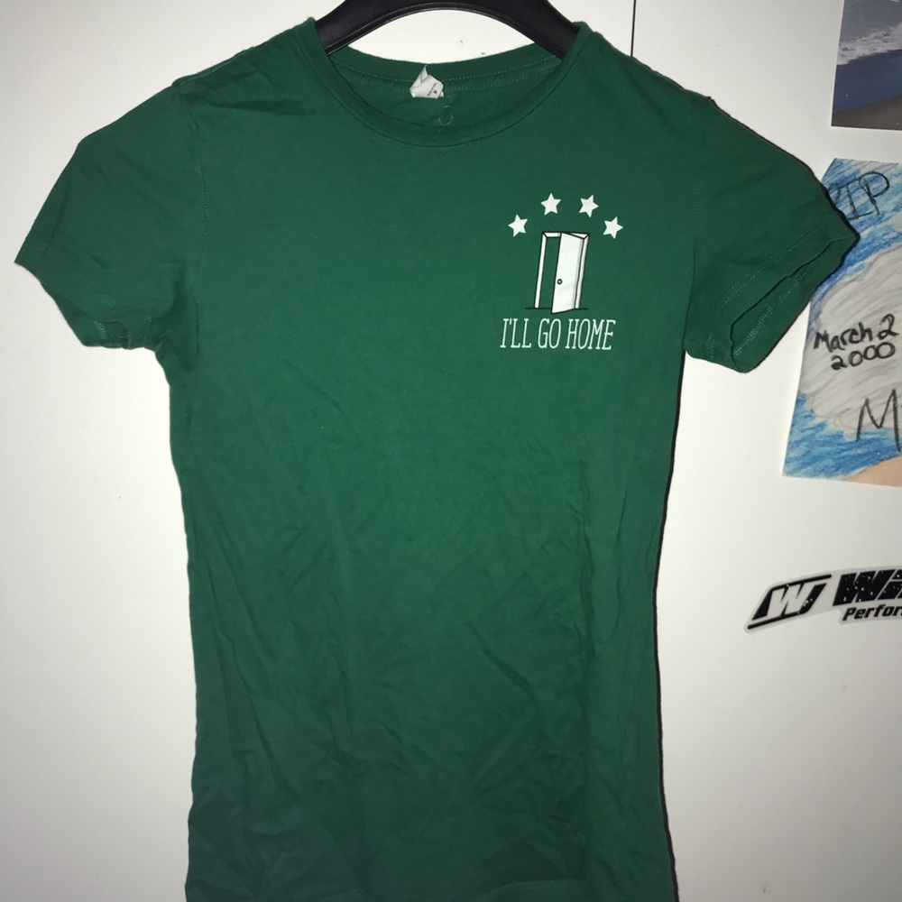 Shane Dawson “I’ll go home” green tee